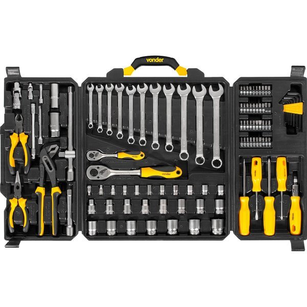 Jogo de ferramentas com 110 peças VONDER