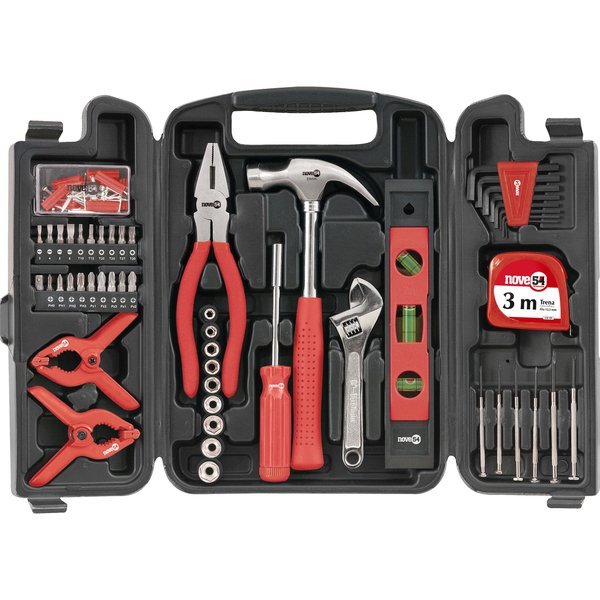 Jogo de ferramentas, com 131 peças, NOVE54